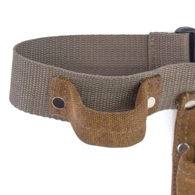 MTP-333 Canvas Tool Storage Waist Bag Garden Maintenance Installation Tool Bag