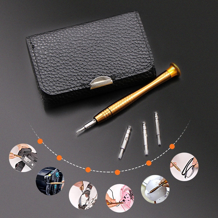 25 In 1 Multi-Purpose Leather Case Manual Screwdriver Batch Set Mobile Phone Notebook Repair Tool(With Magnetic)