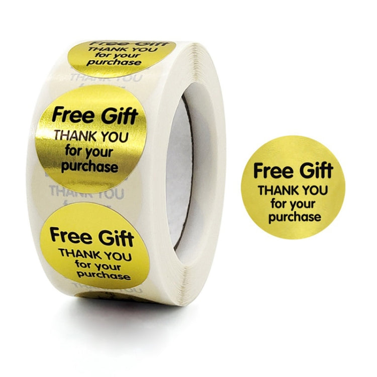 5 PCS Thank You Decorative Stickers Mall Gift Stickers, Size: 2.5cm / 1 Inch