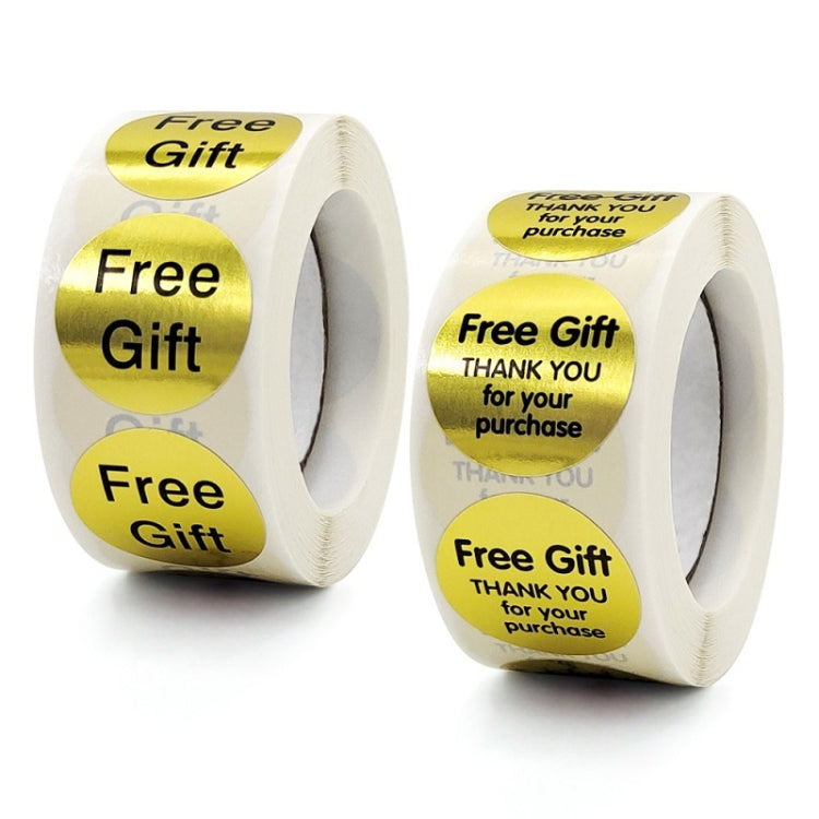 5 PCS Thank You Decorative Stickers Mall Gift Stickers, Size: 2.5cm / 1 Inch