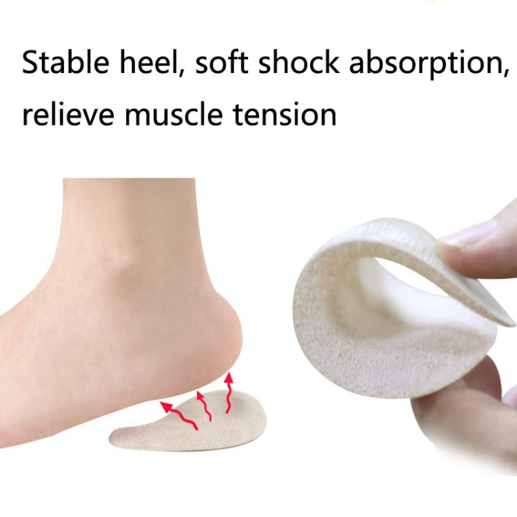 5 Pairs O-Shaped Leg Correction Inner And Outer Horoscope Heel Insole, Colour: Flannel Apricot