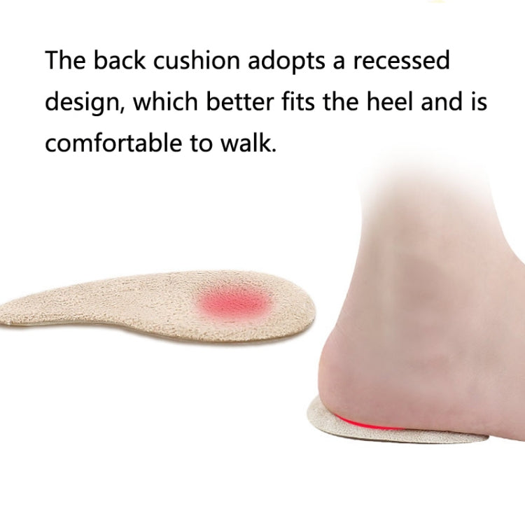 5 Pairs O-Shaped Leg Correction Inner And Outer Horoscope Heel Insole, Colour: Flannel Apricot