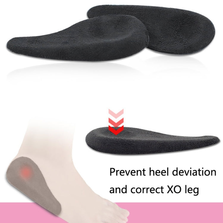 5 Pairs O-Shaped Leg Correction Inner And Outer Horoscope Heel Insole, Colour: Flannel Apricot