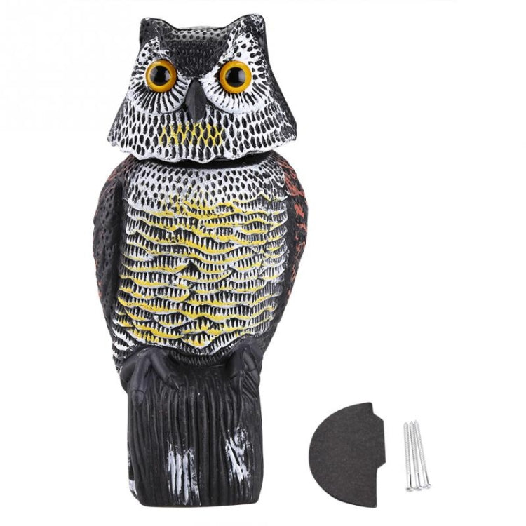Moving Head Owl Garden Decoration Simulation Resin Decoration