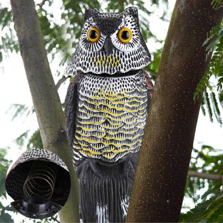Moving Head Owl Garden Decoration Simulation Resin Decoration