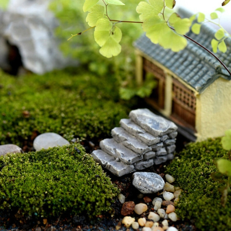 2 PCS Garden Bonsai Decoration Miniature Resin Trail Stairs, Style:Straight Step