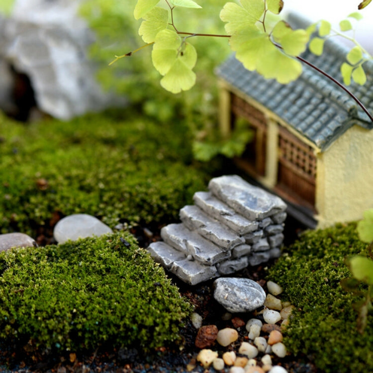2 PCS Garden Bonsai Decoration Miniature Resin Trail Stairs, Style:Straight Step