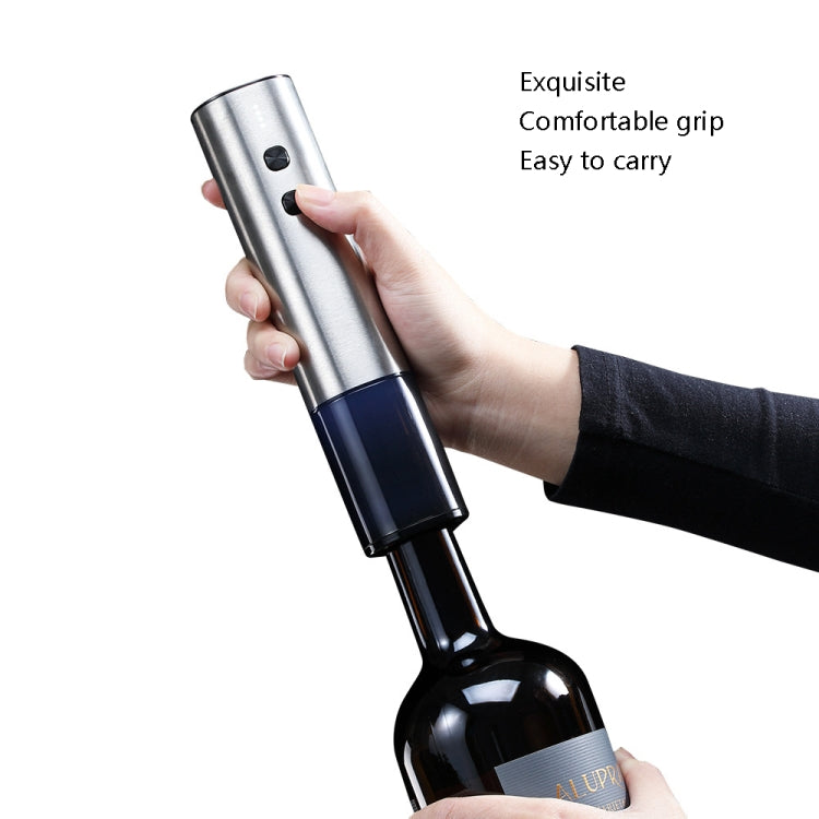 Electric Opener Stainless Steel Mini Red Wine Bottle Opener, Colour: BY266 Stainless Steel