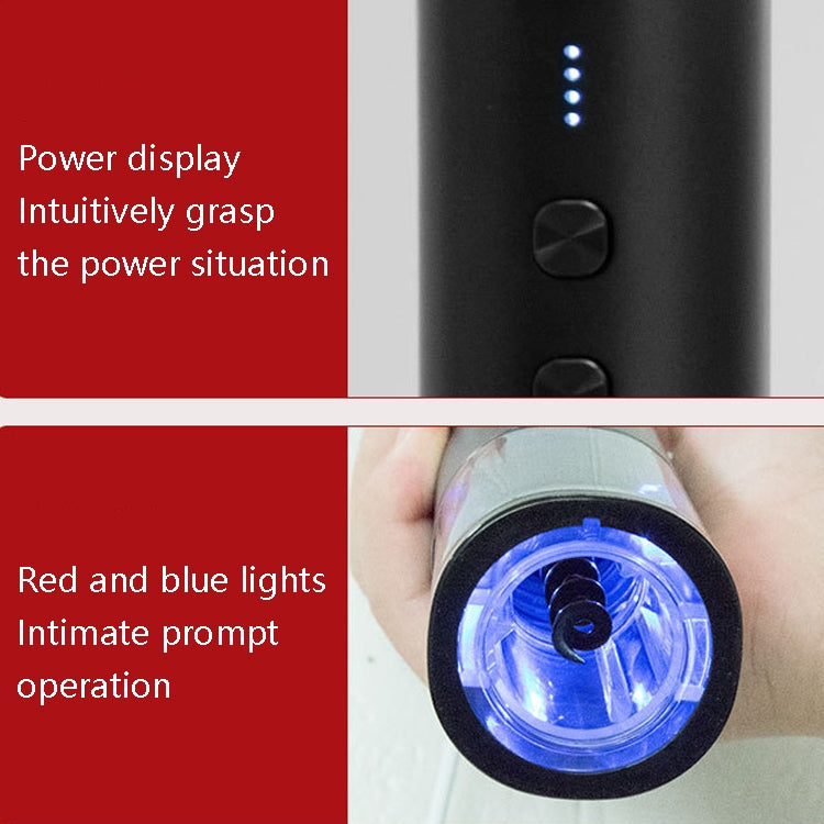 Electric Opener Stainless Steel Mini Red Wine Bottle Opener, Colour: BY266 Stainless Steel