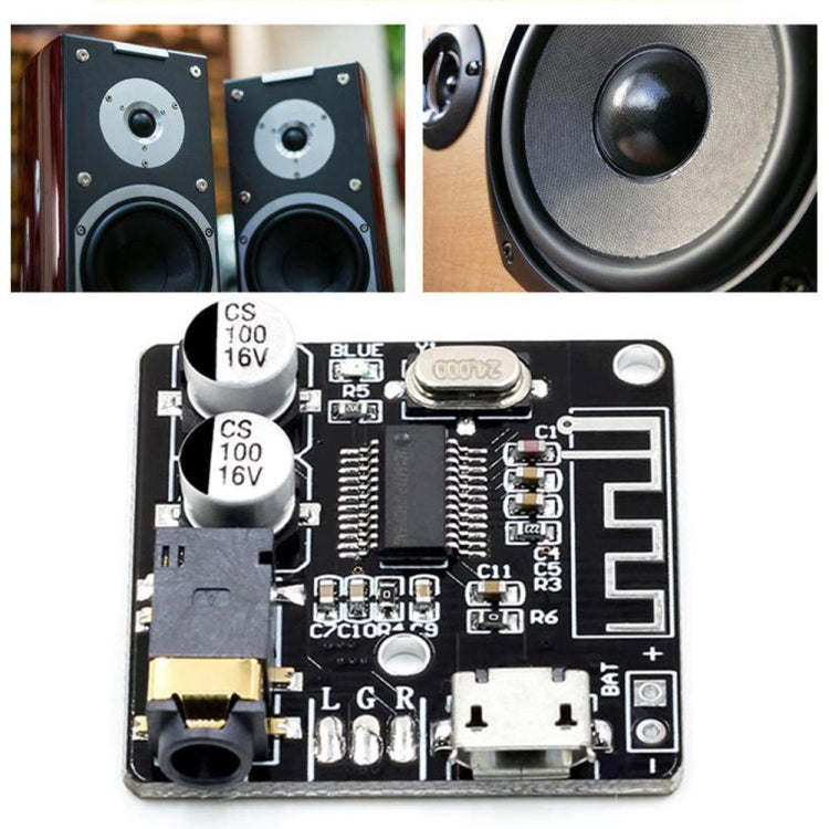 3 PCS DIY Bluetooth 4.1 Audio Receiver Module MP3 Bluetooth Decoder Board Car Speaker Audio Amplifier Board(Black)