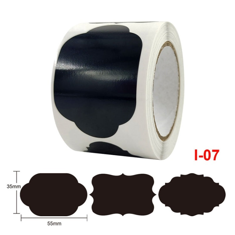 5 PCS PVC Removable Waterproof Sticker Kitchen Decoration Blackboard Label, Size: 55x35mm