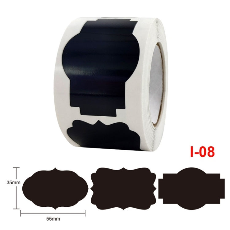 5 PCS PVC Removable Waterproof Sticker Kitchen Decoration Blackboard Label, Size: 55x35mm