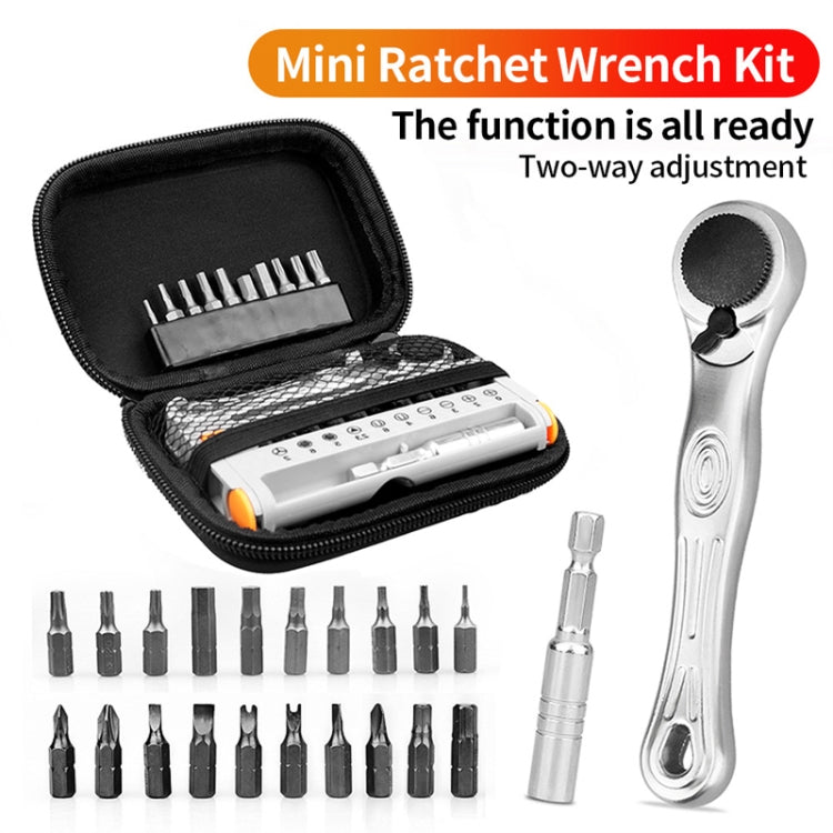 CYCLINGBOX BG-0789  Bicycle Combination Repair Tool Alloy Steel Ratchet Allen Wrench Set(As Show)