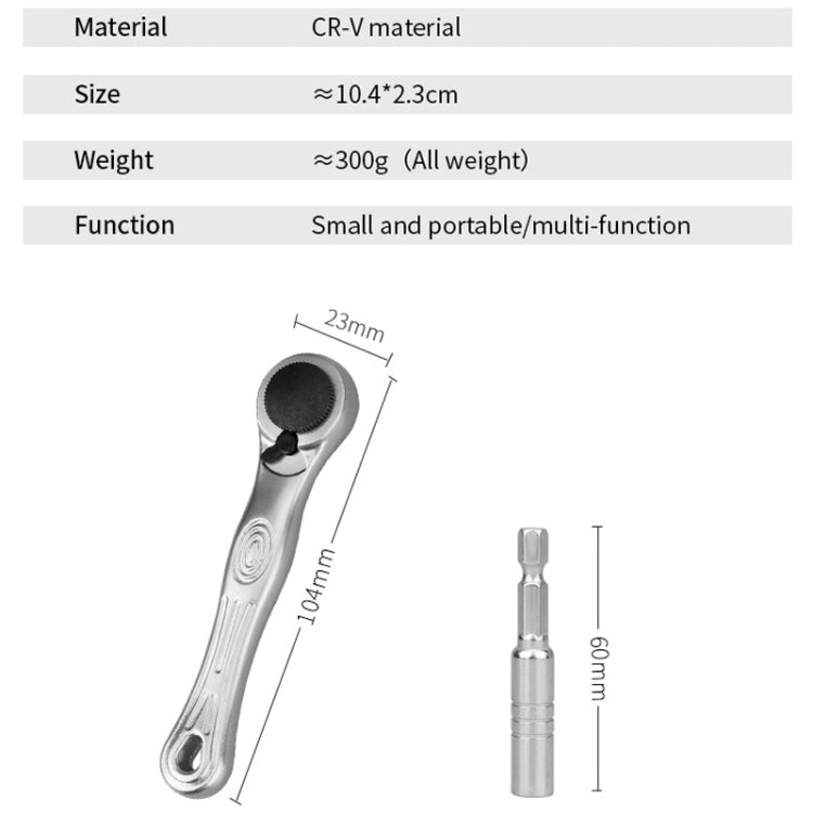 CYCLINGBOX BG-0789  Bicycle Combination Repair Tool Alloy Steel Ratchet Allen Wrench Set(As Show)
