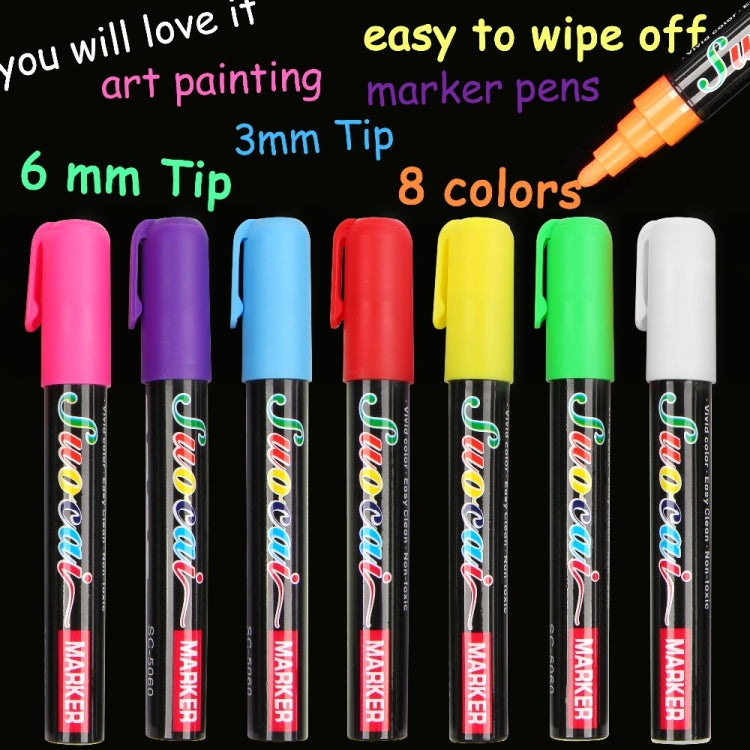 Highlighter Chalk Marker Pens For School Art Painting Pen