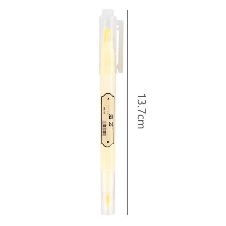 5 PCS Small Fresh Double-headed Color Fluorescent Tasteless Marker