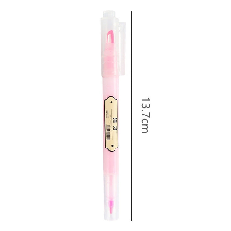 5 PCS Small Fresh Double-headed Color Fluorescent Tasteless Marker