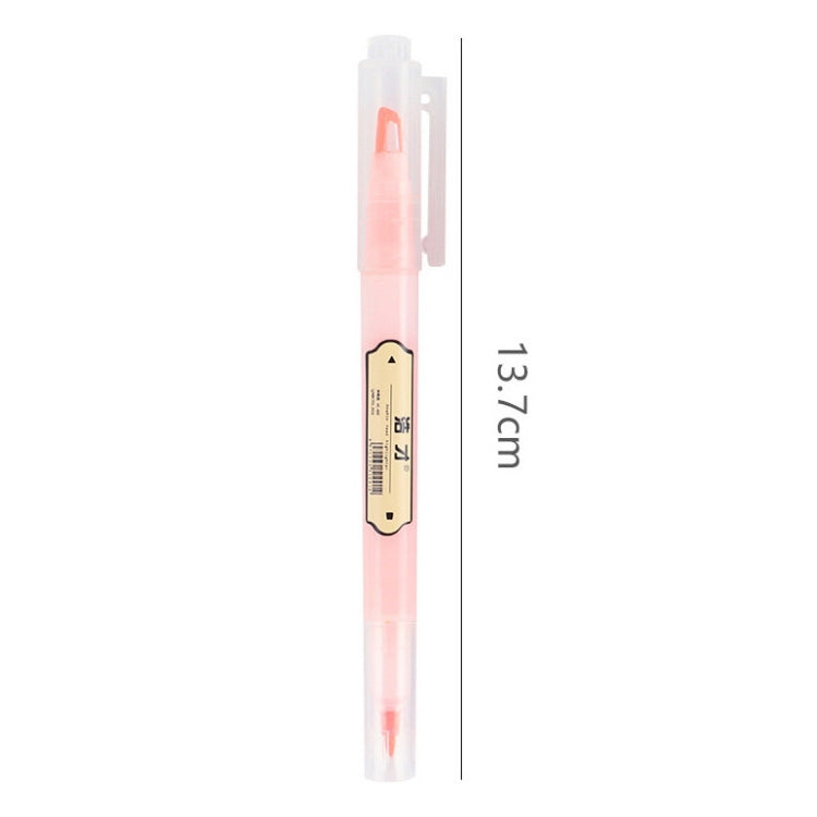 5 PCS Small Fresh Double-headed Color Fluorescent Tasteless Marker