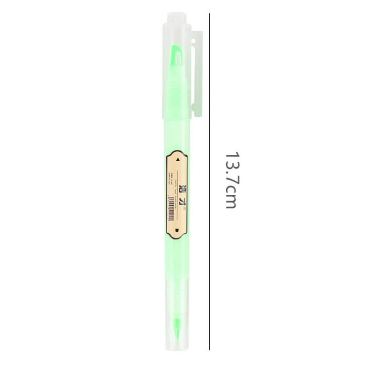 5 PCS Small Fresh Double-headed Color Fluorescent Tasteless Marker