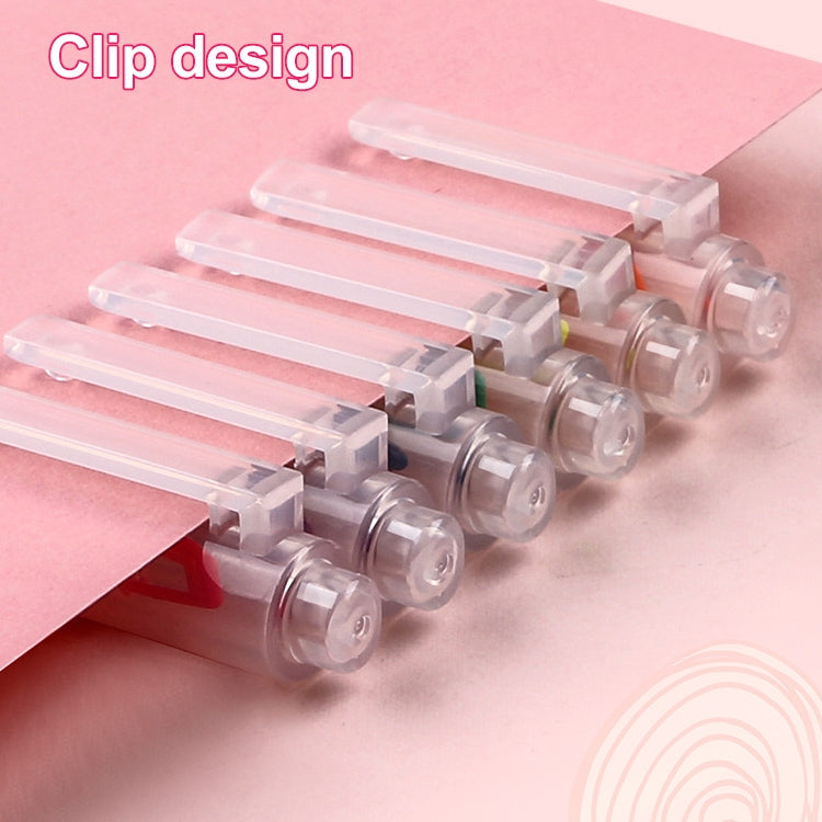 5 PCS Small Fresh Double-headed Color Fluorescent Tasteless Marker