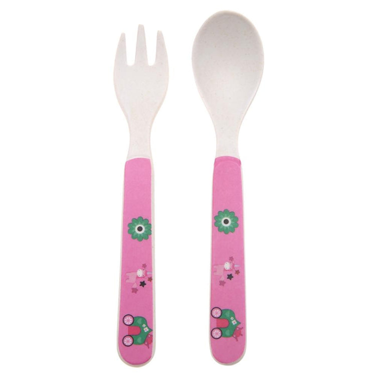 5 PCS/set Eco-friendly Bamboo Fiber Baby Plate Dishes 4 Slots Children Tableware Dishes Dinnerware