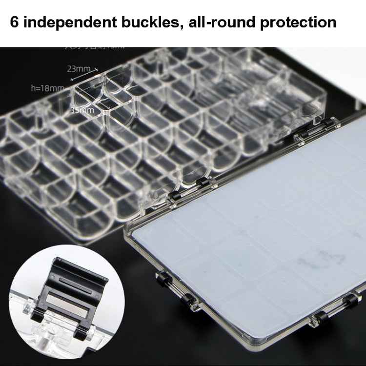Water Color Moisturizing Color Box Leak-Proof Sealed Sketch Paint Box, Style: 24 Grids Classica
