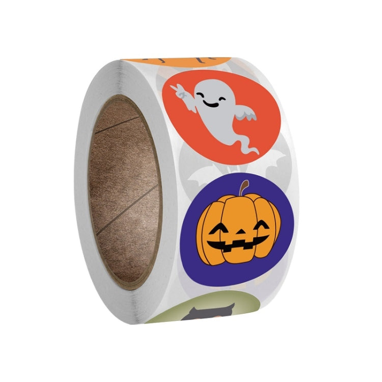 Halloween Stickers Gift Decoration Baking Cake Packaging Labels, Size: 2.5cm / 1 Inch(A-125)