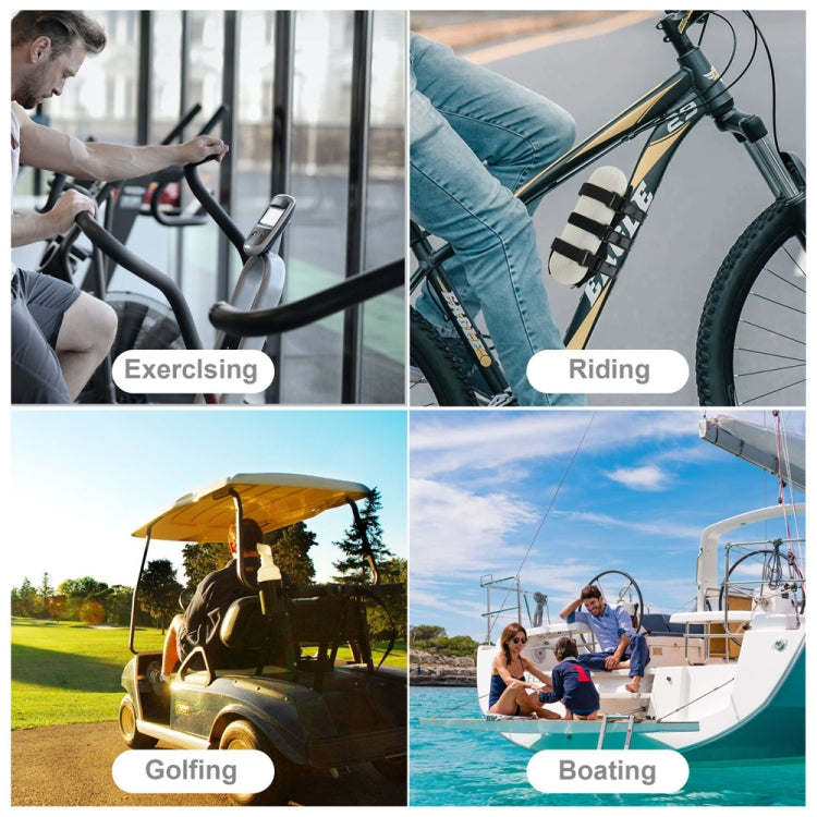 10 PCS Bicycle Audio Fixing Strap Outdoor Cycling Water Cup Strap(Black)