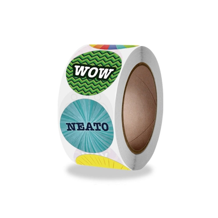 Children Roll Cute Encouragement Stickers Gift Decoration Sealing Stickers, Size: 2.5cm / 1 Inch
