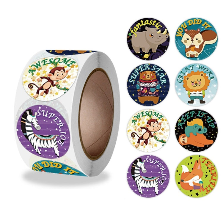 Children Roll Cute Encouragement Stickers Gift Decoration Sealing Stickers, Size: 2.5cm / 1 Inch
