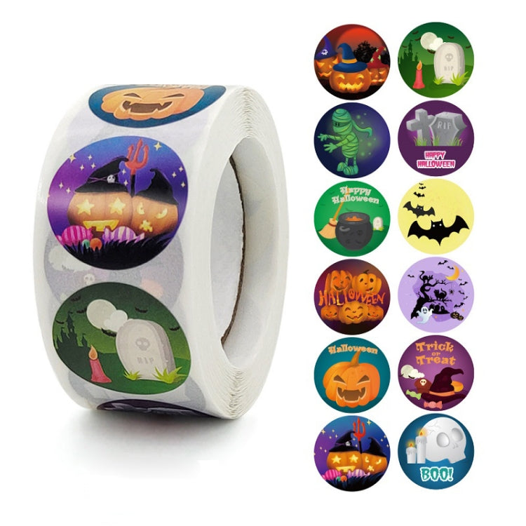 Halloween Childrens Toy Stickers Gift Decoration Gift Sealing Stickers, Size: 2.5cm / 1 Inch