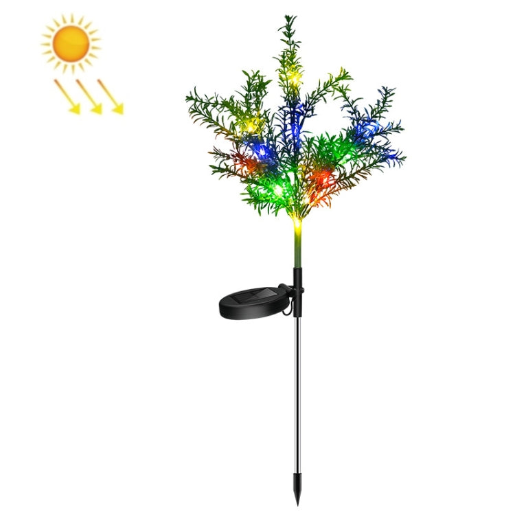 YJ-20003 Solar Landscape Lights Simulation Christmas Tree Outdoor Garden Lawn Lights