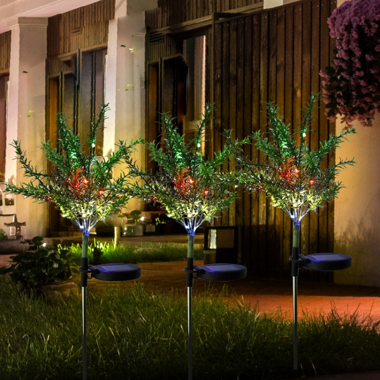 YJ-20003 Solar Landscape Lights Simulation Christmas Tree Outdoor Garden Lawn Lights