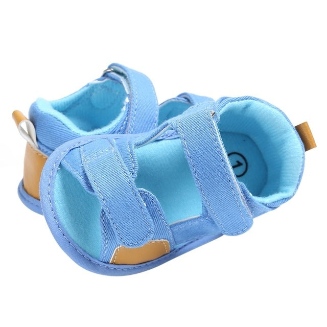 Kids Canvas Children Sandals Casual Toddler Prewalker Shoes, Size:11cm