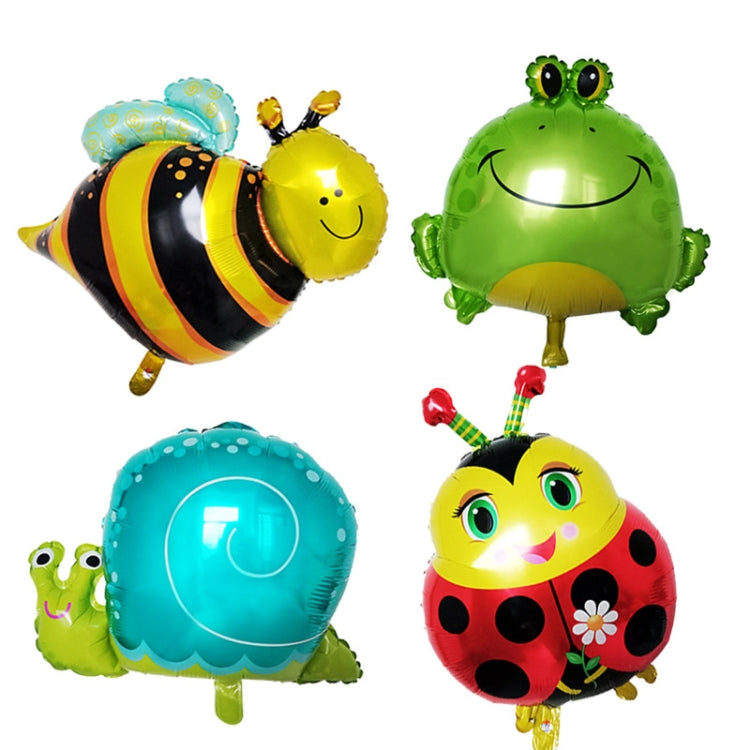 8 PCS 723 Large Cartoon Insect Styling Aluminum Balloon Birthday Party Decorative Balloon, Specification: Bee