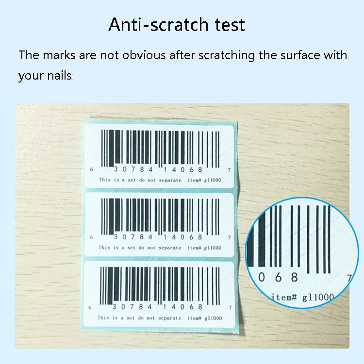 Sc5030 Double-Row Three-Proof Thermal Paper Waterproof Barcode Sticker, Size: 50 x 25  mm (5000 Pieces)