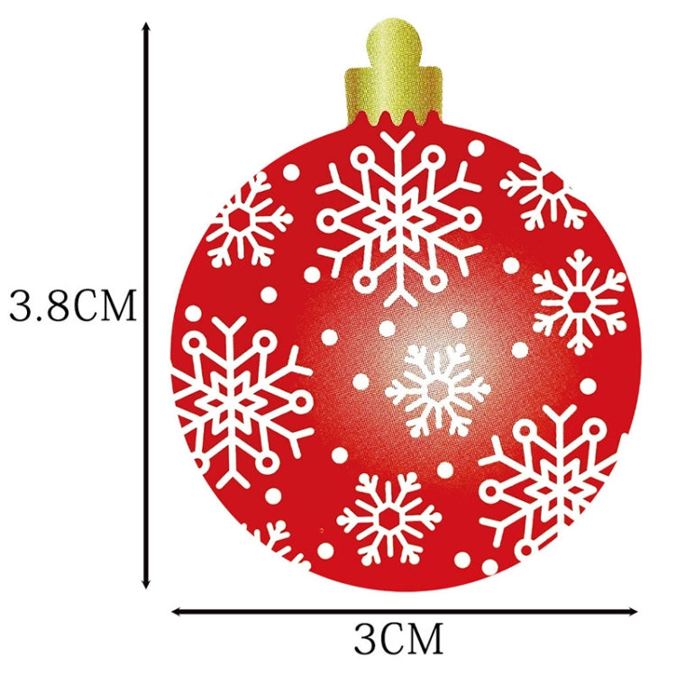 LG-210730-38-004 Christmas Sticker Roll Glass Window Grille Decoration(Colorful)