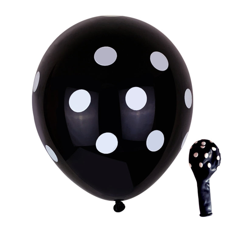 100 PCS FY-10280 12 Inch Dot Party Decorative Balloon Wedding Scene Arrangement Latex Balloon