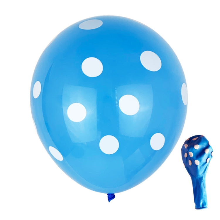 100 PCS FY-10280 12 Inch Dot Party Decorative Balloon Wedding Scene Arrangement Latex Balloon