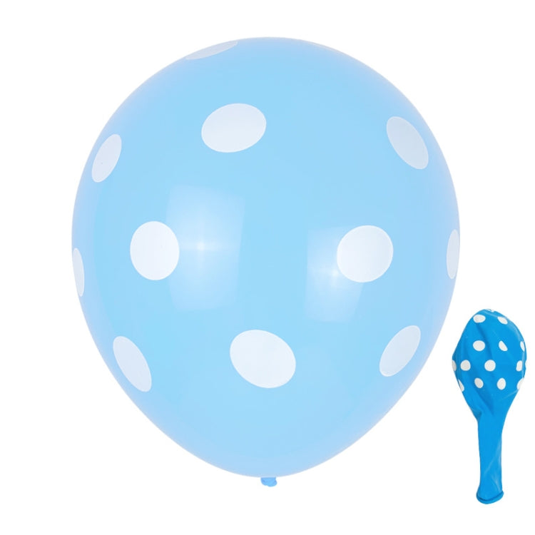 100 PCS FY-10280 12 Inch Dot Party Decorative Balloon Wedding Scene Arrangement Latex Balloon