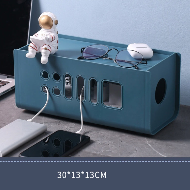 XM009 Plastic Plug-In Electric Wire Storage Box Power Board Wire Clip Box Charger Storage Finishing Box
