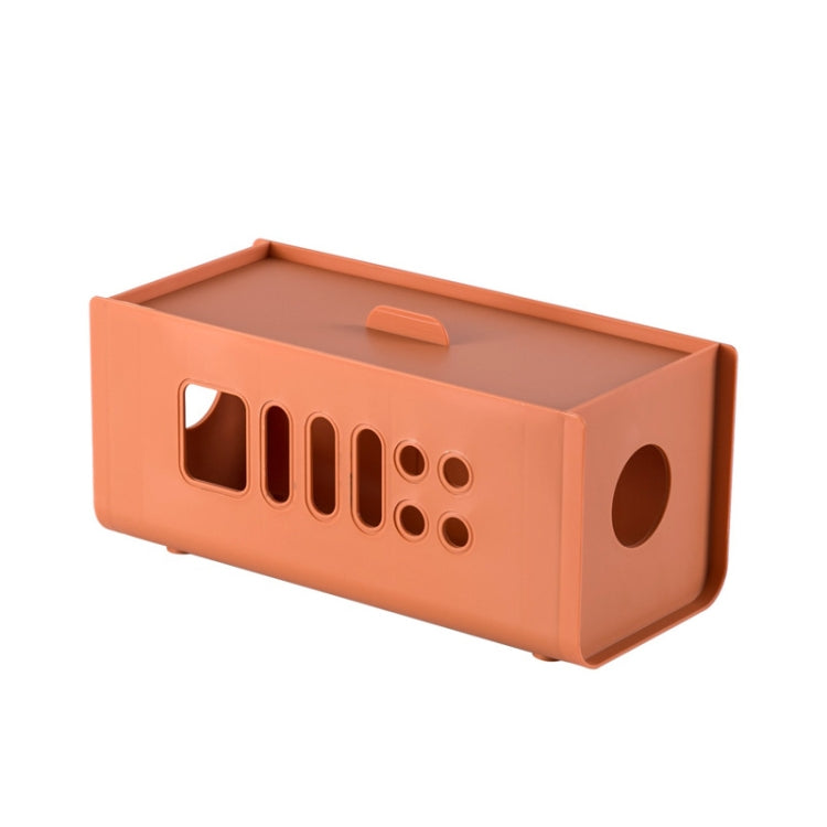 XM009 Plastic Plug-In Electric Wire Storage Box Power Board Wire Clip Box Charger Storage Finishing Box