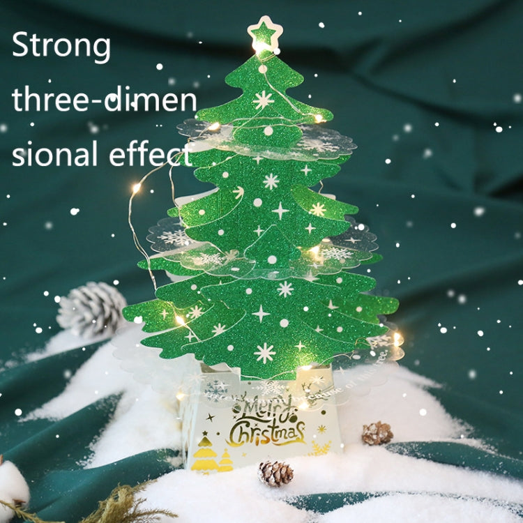 2 PCS Christmas Decorations Mini Desktop Christmas Tree Ornaments, Specification: Green Without Lamp