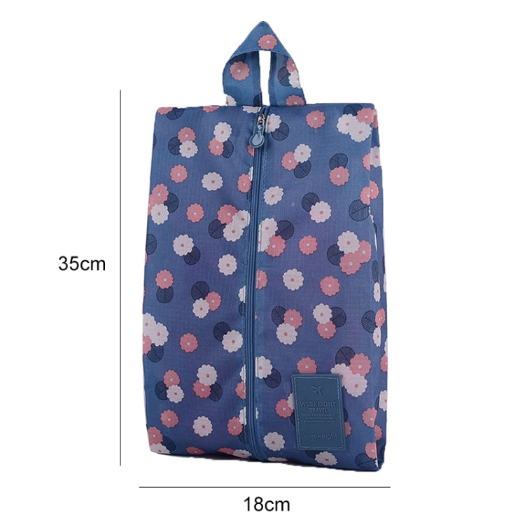 2 PCS Convenient Multipattern Waterproof Nylon Portable Travel Storage Bag