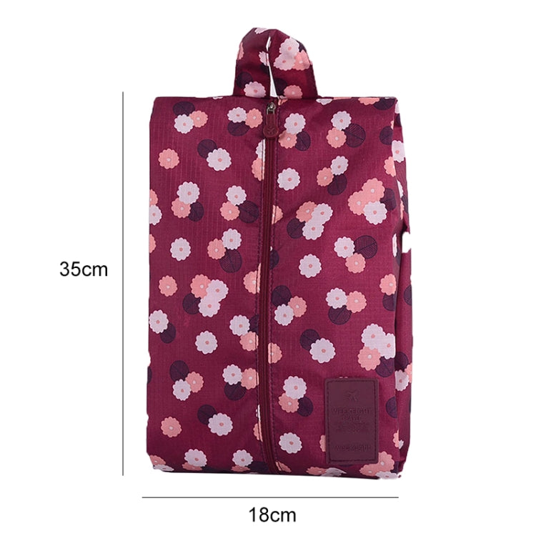 2 PCS Convenient Multipattern Waterproof Nylon Portable Travel Storage Bag