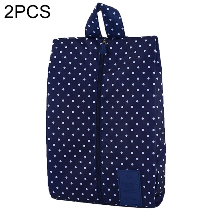 2 PCS Convenient Multipattern Waterproof Nylon Portable Travel Storage Bag