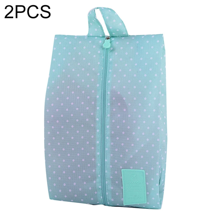 2 PCS Convenient Multipattern Waterproof Nylon Portable Travel Storage Bag