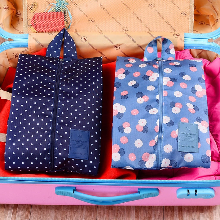 2 PCS Convenient Multipattern Waterproof Nylon Portable Travel Storage Bag