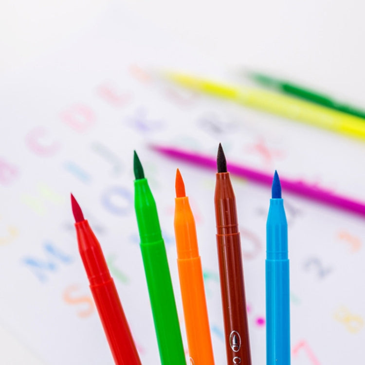 2 PCS Kindergarten Children Washable Graffiti Watercolor Brush, Style:12 In 1