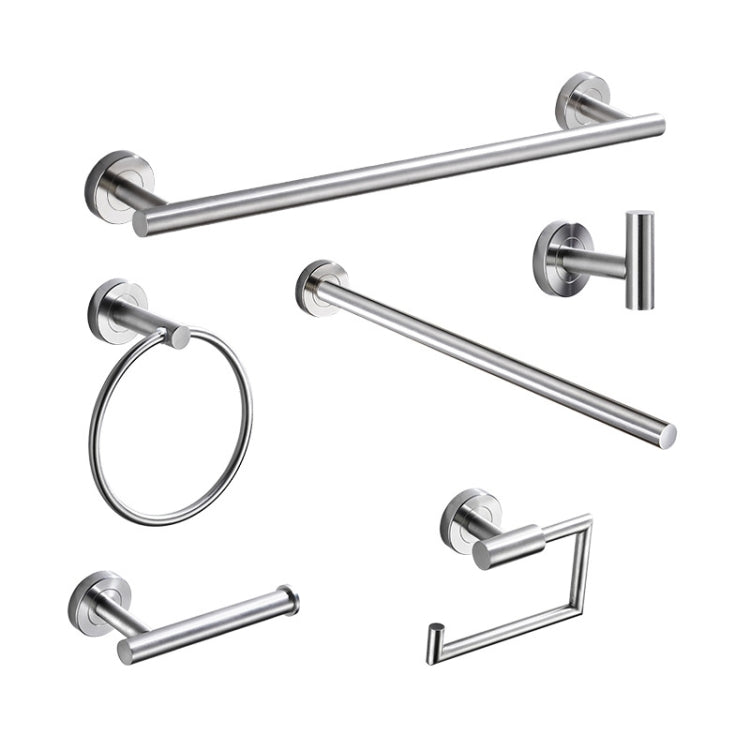 304 Stainless Steel With Grooved Bathroom Pendant Bathroom Shelf,Style: Wire Drawing Hook